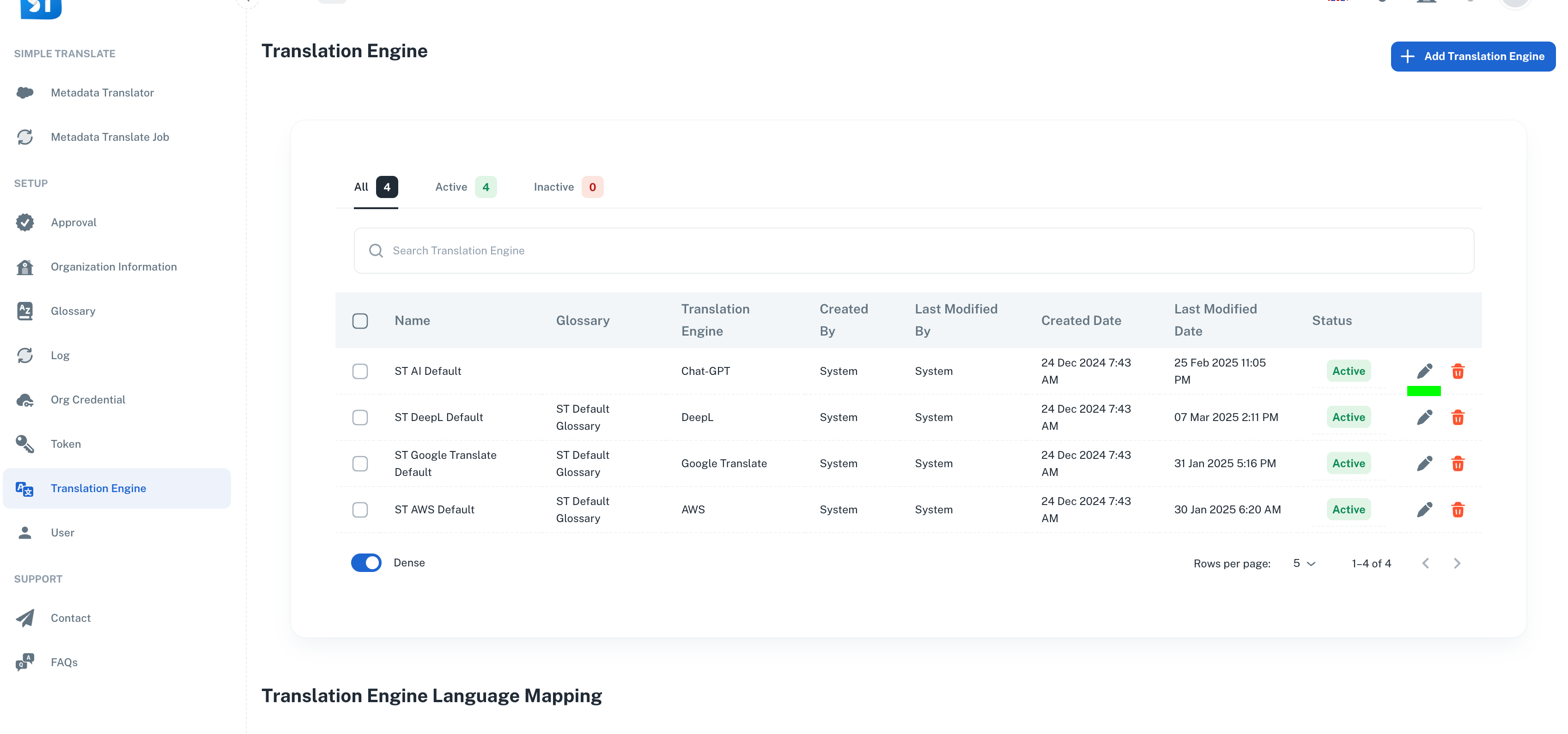 About Translation Engine