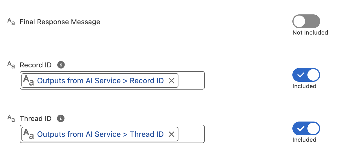 Fetching final result from asynchronous AI call.