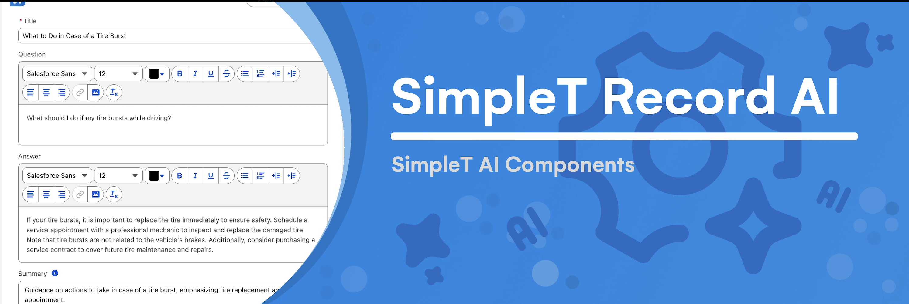 SimpleT Record AI: Enhance Salesforce Sales with Meeting AI Summaries